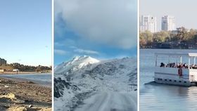 Toamnă, vară și iarnă în același timp în țara noastră. În timp ce unii au făcut baie în mare, Trănsfăgărășanul s-a umplut de zăpadă